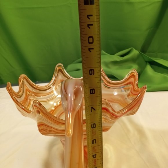 Mid Century Art Blown Glass Swan - Picture 10 of 14